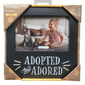 Kate and Mile "Adopted and Adored" Photo Frame NIB